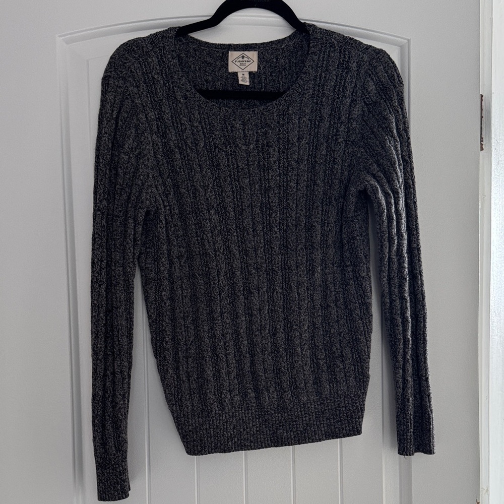 St. John's Bay Charcoal Knit Sweater